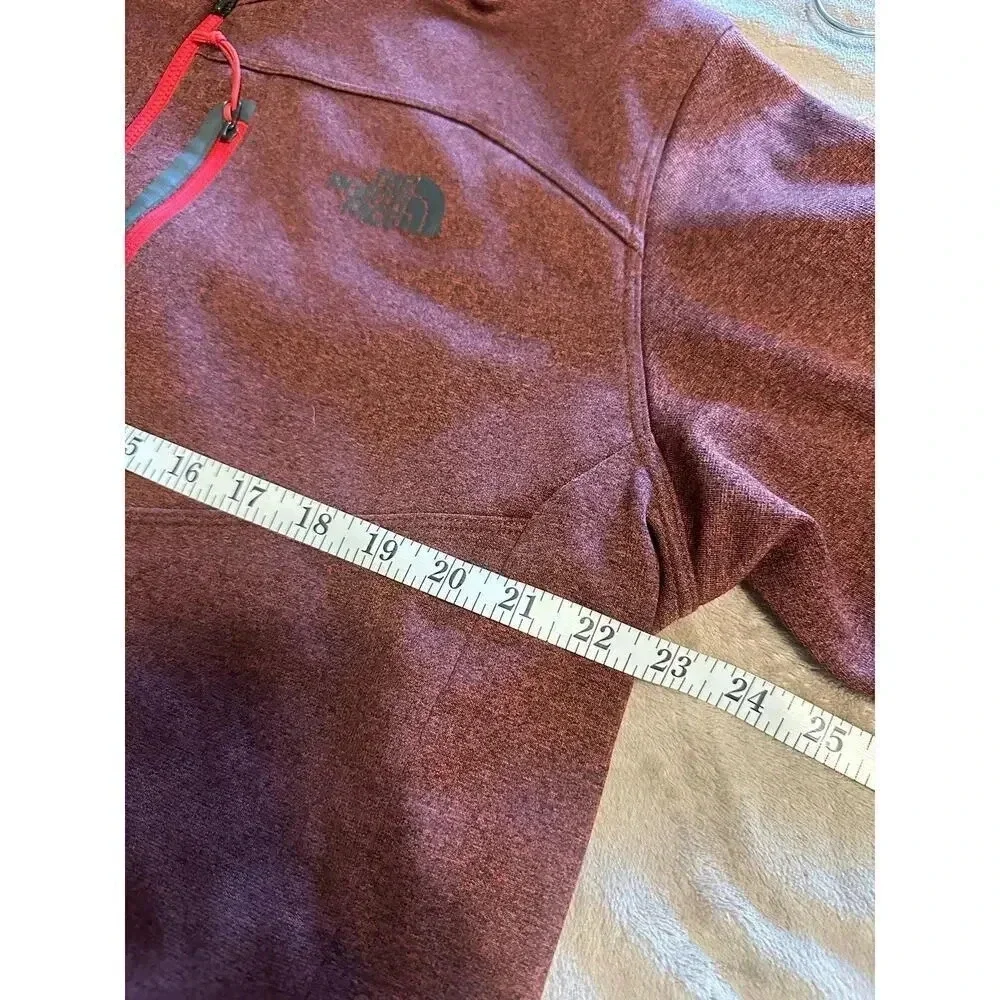 North Face Quarter Zip Pullover Men's Size XL Red Sweater Fleece Active Hiking - Picture 8 of 8